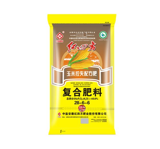 紅四方玉米專用控失肥40%(28-6-6)