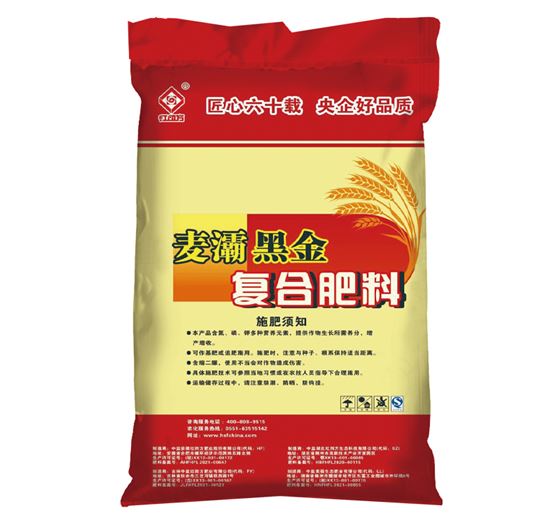 紅四方麥灞黑金小麥專(zhuān)用復(fù)合肥料43%（23-13-7）